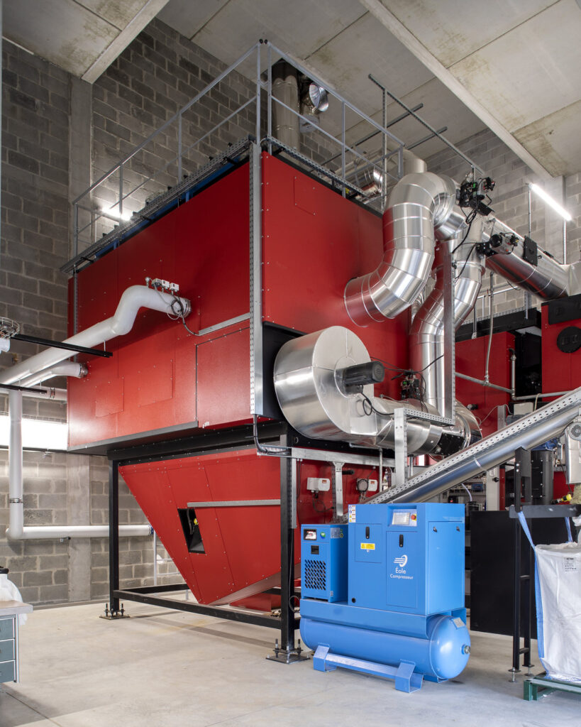 Chaufferie bois à St Pern