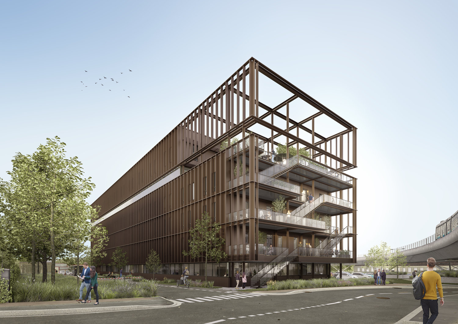 Ensemble tertiaire CHU Rennes | Agence ALTA Architectes - Urbanistes